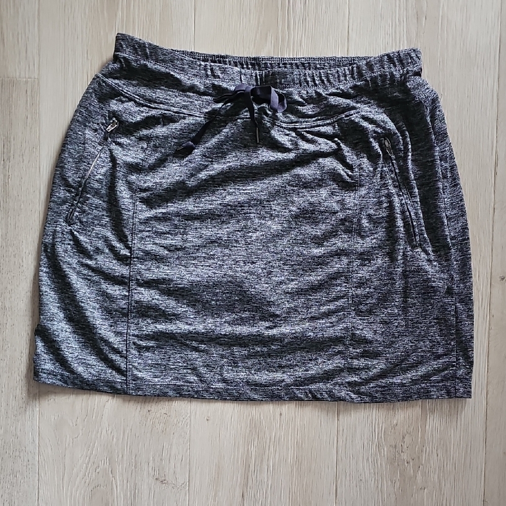 Tangerine Charcoal Mini Skirt